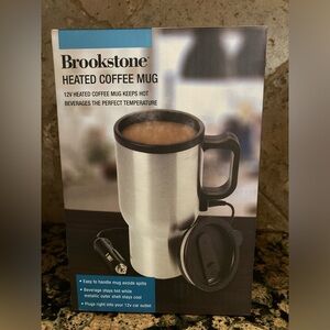 NIB Brookstone Heated Mug